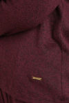 Zivame Light Jaspe Knit Poly Sweatshirt - Windsor Wine — thumbnail 6